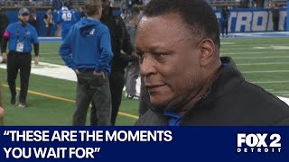 Lions Pregame: Barry Sanders talks Divisional game hype