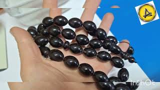 ☀️Natural Baltic Amber Islamic Prayer Beads Misbaha Tasbih Rosary 75g ☀️