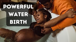 EMOTIONAL Natural BIRTH VIDEO! - Birth Center Birth - Water Birth vlog