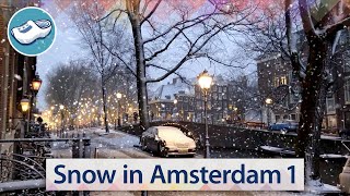 Snow in Amsterdam 1