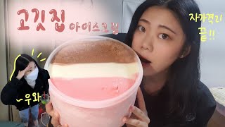 [갱씨앗 VLOG] 내가 진짜 먹어보고 싶었던,, 🍦 ( 격리해제 / 코로나 / 고깃집 / 교정 / 데이트 / 먹방 / 블랙팬서 )