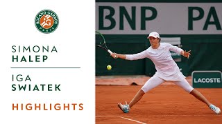 Simona Halep vs Iga Swiatek - Round 4 Highlights I Roland-Garros 2020