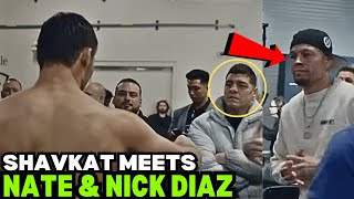 Shavkat Rakhmonov MEETS Nate Diaz & Nick Diaz (VIDEO)