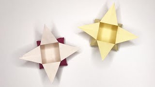 Origami Sternkörbchen