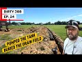 Septic Tank Pumping & Final Drain Field Cover Up!!