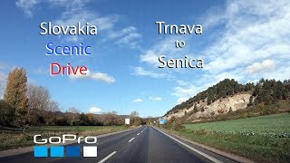 Europe - Slovakia Scenic Drive Trnava to Senica 4K