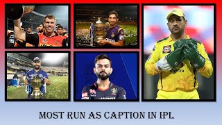 Most runs as a captain in ipl all time | Ipl 2021