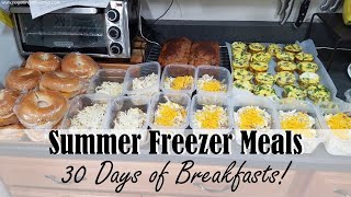 MAKE-AHEAD FREEZER BREAKFASTS || 3-HOUR FREEZER COOKING SESSION