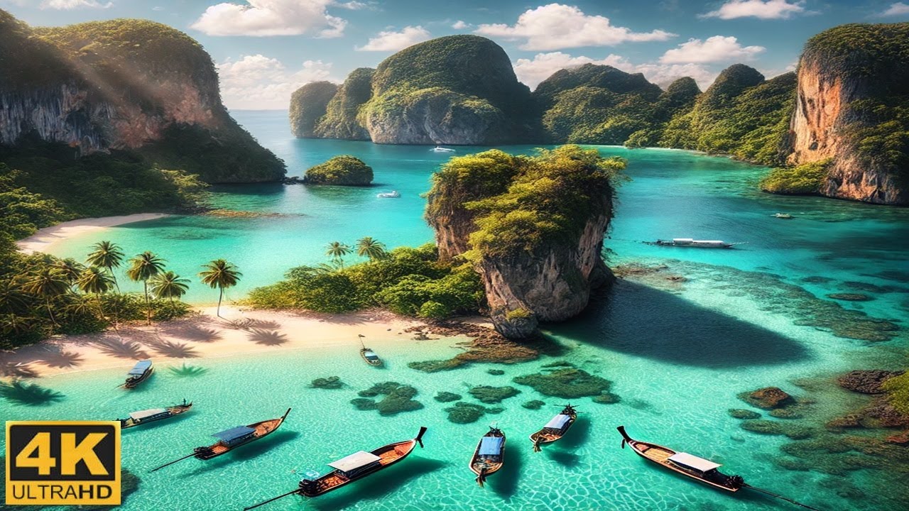 Ocean Nature 4k Scenic Relaxation Film With Calming Music Youtube Music