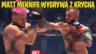 Matt Meknife wygrywa z Krystianem Wilczakiem FAME MMA 16