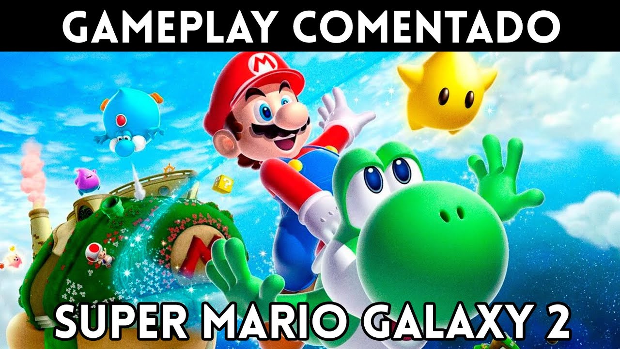 GAMEPLAY Español SUPER MARIO GALAXY 2 (Wii) 10 AÑOS De Un Juego De 10 ...