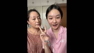 挑战给50岁妈妈化妆 #makeup #makeuplook #makeuptutorial #妆前妆后 #美妆 #反差