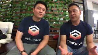 Blockchain Live interview with Konkrete's Sean Qian