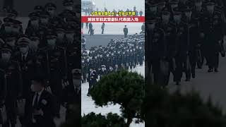 ##解放军和武警部队代表团入场气势拉解放军和武警部队代表团入场气势拉满满