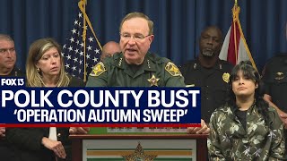 Grady Judd: 157 arrests in human trafficking bust