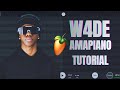 How To Make Amapiano Like W4DE [SGIJAPRENEUR III] From Scratch | FL Studio Mobile 