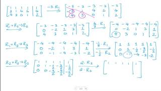 Gaussian Elimination | Infinite many solutions | Linear Algebra