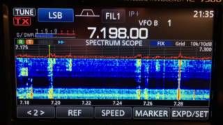 Icom 7300 Waterfall Display Review