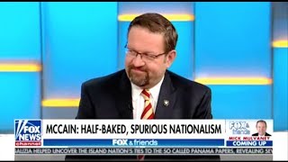 Spurious Nationalist Seb Gorka Upset John McCain Bashed 'Spurious Nationalism'