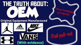 TRUTH ABOUT OEM, UNATHORIZED AUTHENTIC, MALL PULL OUT  | ANNOUNCEMENT OF GIVE AWAY WINNER