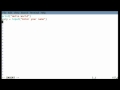 Create, Save and Run Python Program via Ubuntu Terminal