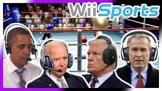 US Presidents Play Boxing in Wii Sports