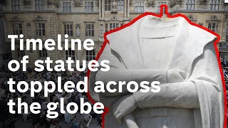 Timeline: Statues felled and vandalised following Black Lives Matter protests