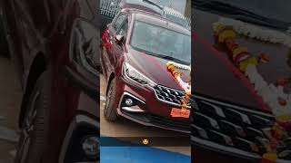 Ertiga Zxi Plus 2024 Delivery | Ertiga Auburn Red Colour | New Ertiga Zxi Plus 2024 #ertiga