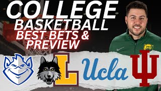 College Basketball Picks Today | Saint Louis vs Loyola Chicago | UCLA vs Indiana | CBB Picks 2/14/25