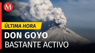 Volcán Popocatépetl tuvo un sismo volcanotectónico y 77 exhalaciones