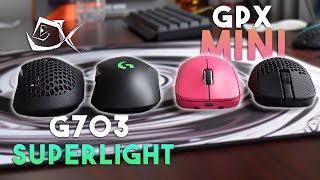 Reviewing Mice Logitech WONT Make! GPX Mini, G703 Superlight