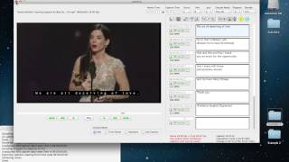 Create CC video using MacCaption