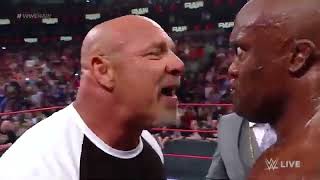 Goldberg return and. confront bobby lashley wwe raw July 19 ,2021