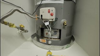 How To Relight Flame \u0026 Reset Gas Pilot Light on Electric RHEEM Performance Platinum Water Heater