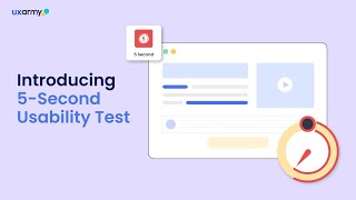 5-Second Usability Test | UXArmy
