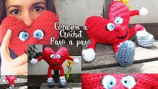 Corazón a Crochet paso a paso - Reto San Valentin