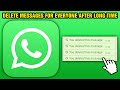 How To Delete Whatsapp Messages For Everyone After Long Time (2025)
