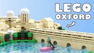 I built the WHOLE of Oxford...in LEGO