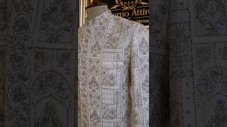 luxury white Sherwani for Groom | Wedding Wear for Men  #Designer #Sherwani #Wedding #Fashion #short