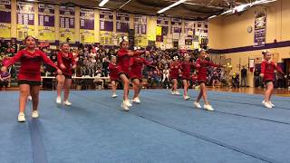 Leroy Senior Knights At CYFL Cheerleading Competition 2017