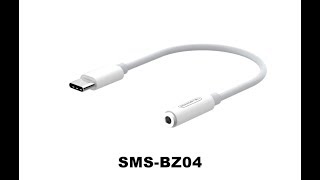 SOMOSTEL SMS-BZ04 3 5mm Audio Jack Adapter for Type c Devices