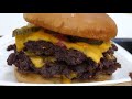 american style cheeseburger korean street food ชีสเบอร์เกอร์สไตล์อเมริกัน อาหารริมทางของเกาหลี