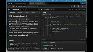 Leetcode 210 Course Schedule II (Topological Sort)
