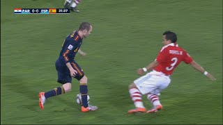 Andres iniesta vs paraguay World Cup 2010 (English commentary )1080 HD