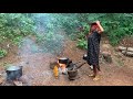 Rain Couldn’t Stop Me 🌧️City Girl Authentic African Village Life🌿🔥Family Fun & Delicious Soup + Akpu