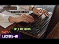 TUPLE METHOD IN PYTHON!!!IMMUTABLE DATA TYPE!!!