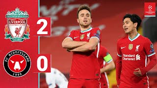 Highlights: Liverpool 2-0 Midtjylland | Jota and Salah seal the win at Anfield