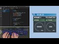 ASMR Programming - Coding SpaceX Telemetry using Javascript and CSS - No Talking