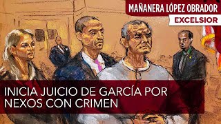 López Obrador cuestiona que en EU no se dieran cuenta de "doble vida" de García Luna