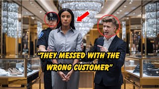 Racist Manager Arrests Black Woman in Her Own Store, Speechless when He Learns Her True Identity..